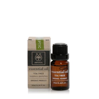 Εικόνα της APIVITA ESSENTIAL OIL TEA TREE 10 ML    Apivita Tea Tree Βιολογικά Αιθέριο Έλαιο Τεϊόδεντρο, 10ml