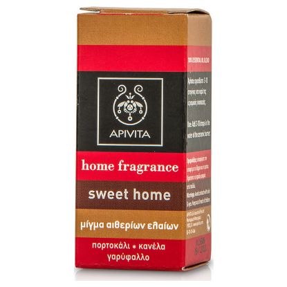 Εικόνα της APIVITA HOME FRAGRANCE SWEET HOME 10ML    Apivita Essential Oil Sweet Home Μίγμα Αιθερίων Ελαίων με Πορτοκάλι, Κανέλλα & Γαρύφαλλο, 10ml