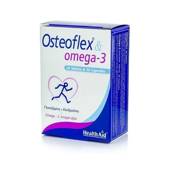 Εικόνα της HEALTH AID OSTEOFLEX & OMEGA-3  30TABS & 30TABS