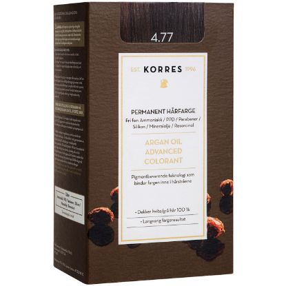 Εικόνα της KORRES ARGAN OIL COLORANT N4,77 ΣΚΟΥΡΟ ΣΟΚΟΛΑΤΙ