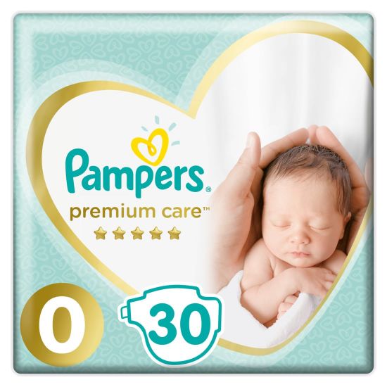 Εικόνα της PAMPERS PREMIUM CARE MICRO N0 (3KG) 30TEM.