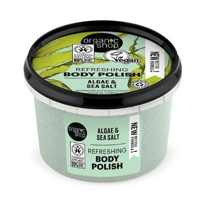 Εικόνα της ORGANIC SHOP BY NATURA SIBERICA REFRESHING BODY POLISH ALGAE AND SEA SALT ΑΠΟΛΕΠΙΣΤΙΚΟ ΣΩΜΑΤΟΣ 250ML