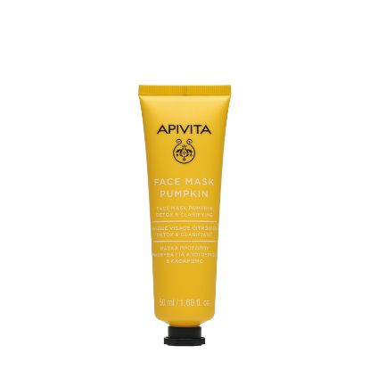 Εικόνα της APIVITA FACE MASK PUMPKIN 50ML- Μάσκα Προσώπου με Κολοκύθα για Αποτοξίνωση, 50ml