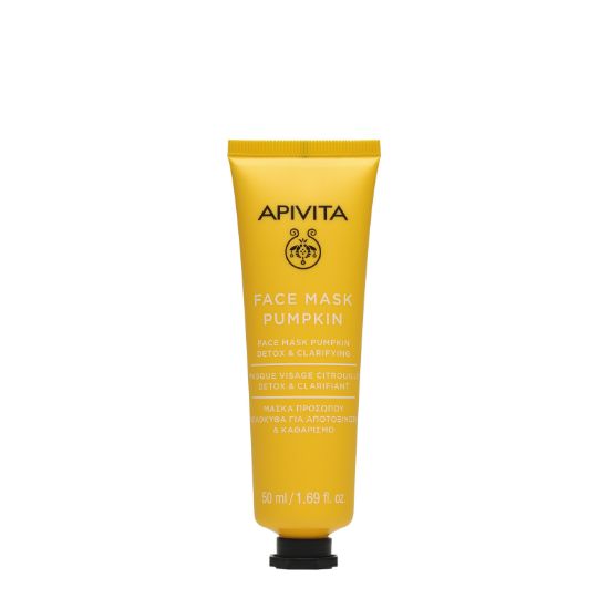 Εικόνα της APIVITA FACE MASK PUMPKIN 50ML- Μάσκα Προσώπου με Κολοκύθα για Αποτοξίνωση, 50ml