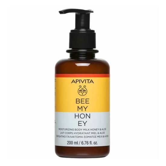 Εικόνα της APIVITA BEE MY HONEY BODY MILK 200ML. Ενυδακτικό Γαλάκτωμα Σώματος με Μέλι & Αλόη, 200ml