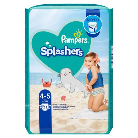 Εικόνα της PAMPERS SPLASHERS  N4-5 (9-15kg) ΠΑΝΕΣ-ΜΑΓΙΟ, 11TEM.