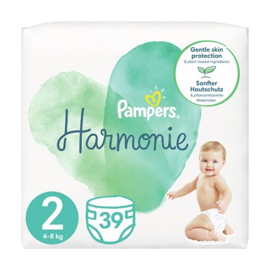 Εικόνα της PAMPERS HARMONIE ΜΕΓ N2 (4-8KG) 39TEM.