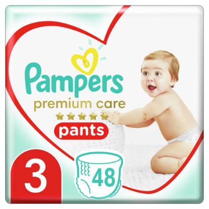 Εικόνα της PAMPERS PREMIUM PANTS N3 (6-11KG) 48TEM