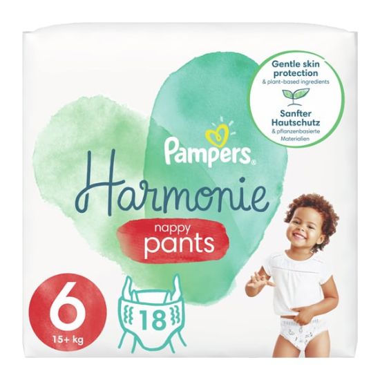 Εικόνα της PAMPERS HARMONIE PANTS ΜΕΓ 6 (15+KG) 18TEM