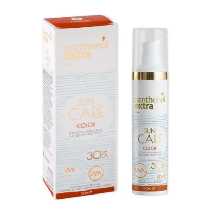 Εικόνα της PANTHENOL EXΤRA SUN CARE COLOR GEL SPF30 50ML- Έγχρωμο Αντιηλιακό Gel Προσώπου, 50ml