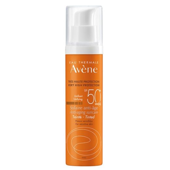 Εικόνα της AVENE SOLAIRE ANTI-AGE TINTED SPF50 50ML- Αντιγηραντική Αντηλιακή Κρέμα Προσώπου με Χρώμα, Χωρίς Άρωμα για Ευαίσθητο Δέρμα, 50ml