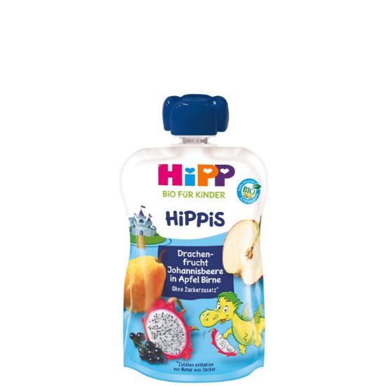 Εικόνα της HIPP HIPPIS ΦΡΟΥΤΟΠΟΛΤΟΣ ΜΕ ΜΗΛΟ ΑΧΛΑΔΙ DRAGON FRUIT & ΦΡΑΓΚΟΣΤΑΦΥΛΟ 100GR