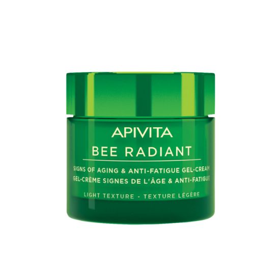 Εικόνα της APIVITA BEE RADIANT PEONIA GEL-CREAM LIGHT 50ML     Apivita Bee Radiant Signs of Aging & Anti-Fatigue Gel-Cream Light Texture White Peony & Patented Propolis Αντιγηραντική Κρέμα Προσώπου Ελαφριάς Υφής για Λαμπερή, Σφριγηλή & Ξεκούραστη Επιδερμίδα, 50ml