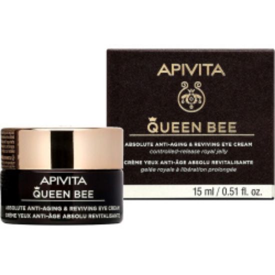 Εικόνα της APIVITA QUEEN BEE ABSOLUTE ANTI-AGING & REVIVING EYE CREAM. ΚΡΕΜΑ ΜΑΤΙΩΝ ΑΠΟΛΥΤΗΣ ΑΝΤΙΓΗΡΑΝΣΗΣ & ΑΝΑΖΩΟΓΟΝΗΣΗΣ 15ML.