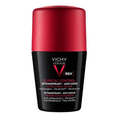 Εικόνα της VICHY HOMME DEO CLINICAL CONTROL 96HOURS ROLL ON  ΑΠΟΣΜΗΤΙΚΟ ΓΙΑ ΕΥΑΙΣΘΗΤΕΣ ΕΠΙΔΕΡΜΙΔΕΣ 50ML