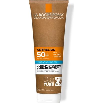 Εικόνα της LA ROCHE POSAY ANTHELIOS 50SPF 250ML ULTRA RESISTANT   La Roche Posay Anthelios Hydrating Lotion Αντηλιακό Γαλάκτωμα Σώματος σε Οικολογική Συσκευασία SPF50+, 250ml