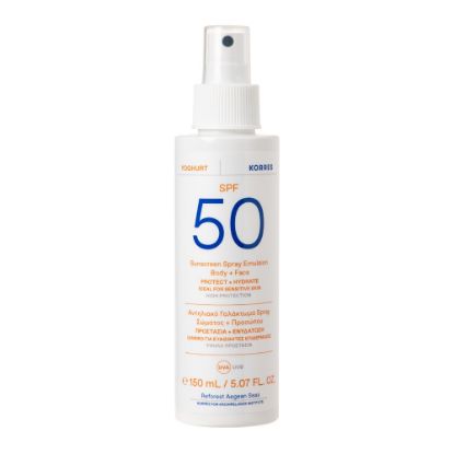 Εικόνα της KORRES YOGURT SUNSCREEN SPRAY EMULSION BODY+FACE  SPF50 150ML