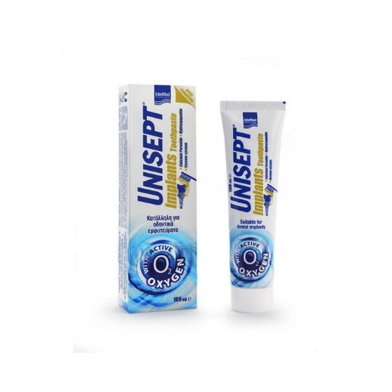 Εικόνα της   UNISEPT IMPLANTS TOOTHPASTE 100ML- Οδοντόκρεμα Καθημερινής Χρήσης Κατάλληλη για Οδοντικά Εμφυτεύματα 100ml