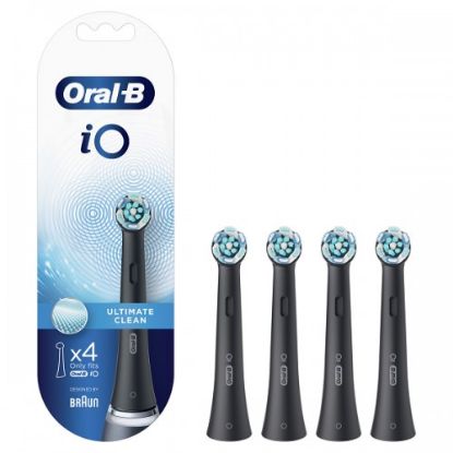 Εικόνα της ORAL B IO ULTIMATE CLEAN 4TEM BLACK - Ανταλλακτικές Κεφαλές Ηλεκτρικής Οδοντόβουρτσας iO Ultimate Clean, 4τμχ