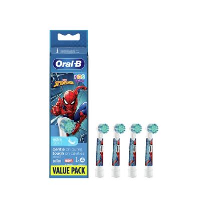 Εικόνα της ORAL-B KIDS ΑΝΤ/ΚΑ SPIDERMAN x4TEM. -Ανταλλακτικά Kids Spiderman 3+ Years Extra Soft 4 τεμάχια