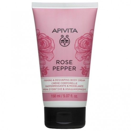 Εικόνα της APIVITA ROSE PEPPER BODY CREAM 150ML  ΚΡΕΜΑ ΣΥΣΦΙΞΗΣ ΚΑΙ ΑΝΑΔΙΑΜΟΡΦΩΣΗΣ 150ML