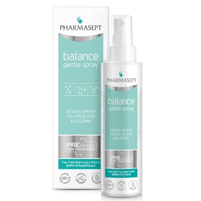 Εικόνα της PHARMASEPT BALANCE GENTLE SPRAY ΑΠΑΛΟ SPRAY ΓΙΑ ΠΡΟΣΩΠΟ ΚΑΙ ΣΩΜΑ ΓΙΑ ΞΗΡΕΣ ΚΑΙ ΕΥΑΙΣΘΗΤΕΣ ΕΠΙΔΕΡΜΙΔΕΣ 100ML