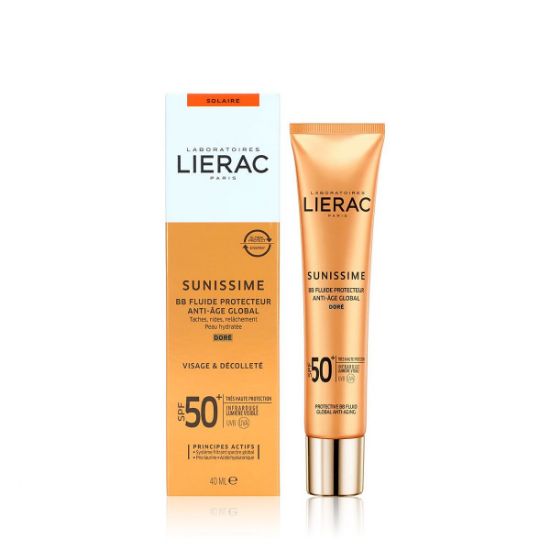 Εικόνα της LIERAC SUNISSIME BB TEINT SPF 50 VISAGE 40ML  ΛΕΠΤΟΡΕΥΣΤΗ ΑΝΤΗΛΙΑΚΗ ΜΕ ΧΡΩΜΑ ΚΑΙ ΚΡΕΜΑ ΑΝΤΙΓΗΡΑΝΣΗΣ 40ML