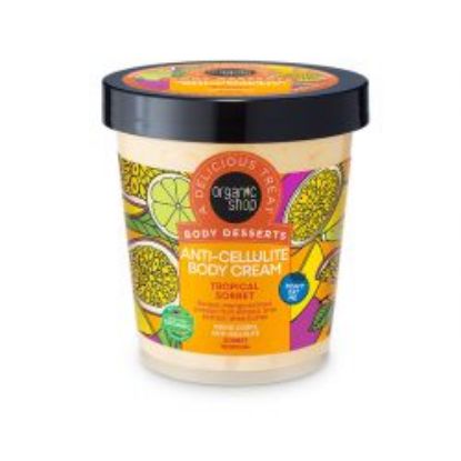 Εικόνα της ORGANIC SHOP ΒY NATURA SIBERICA BODY DESSERTS ANTI-CELLULITE BODY CREAM TROPICAL SORBET, ΚΡΕΜΑ ΣΩΜΑΤΟΣ ΚΑΤΑ ΤΗΣ ΚΥΤΤΑΡΙΤΙΔΑΣ ΣΟΡΜΠΕ ΦΡΟΥΤΩΝ, 450ML