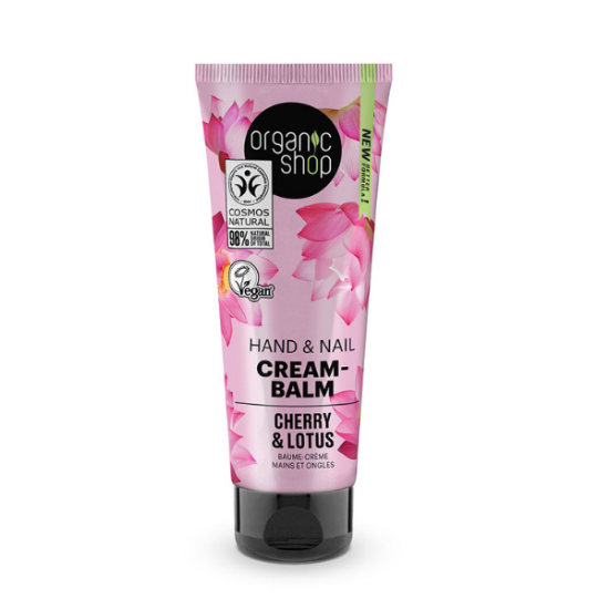 Εικόνα της   NS ORGANIC SHOP  HAND & NAIL CREAM BALM CHERRY & LOTUS 75ML  ΕΝΥΔΑΤΙΚΗ ΚΡΕΜΑ ΧΕΡΙΩΝ & ΝΥΧΙΩΝ 75ML