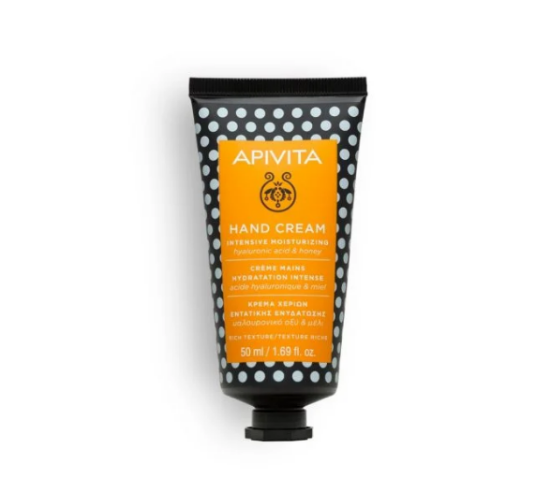 Εικόνα της APIVITA HAND CREAM HYALURONIC & HONEY 50ML - Κρέμα Χεριών Εντατικής Ενυδάτωσης με Υαλουρονικό Οξύ και Μέλι 50ml