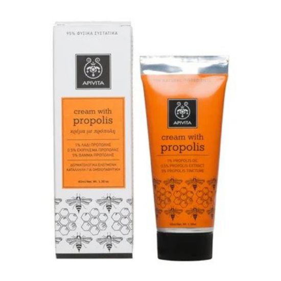 Εικόνα της APIVITA HERBAL CREAM PROPOLIS 40ML   APIVITA Herbal Cream Propolis, Κρέμα με Πρόπολη, 40ml