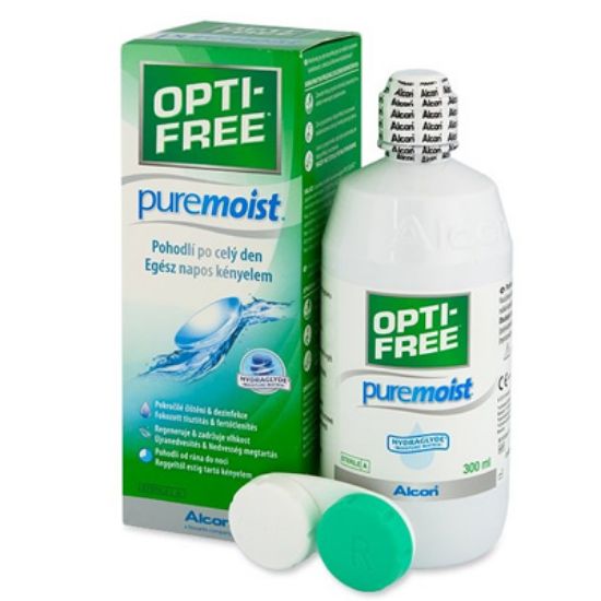 Εικόνα της OPTI-FREE PURE MOISTURE 300ml  ΥΓΡΟ ΦΑΚΩΝ ΕΠΑΦΗΣ 300ML