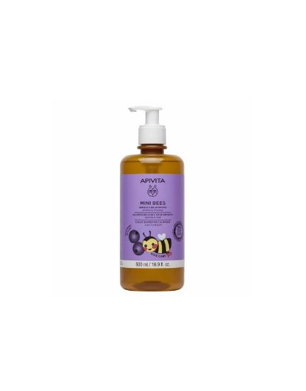 Εικόνα της APIVITA KIDS SHAMPOO MINI BEES 500ML  ΑΠΑΛΟ ΣΑΜΠΟΥΑΝ ΓΙΑ ΠΑΙΔΙΑ ΜΕ ΜΥΡΤΙΛΟ & ΜΕΛΙ 500ML