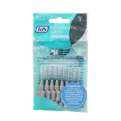 Εικόνα της TEPE INTERDENTAL BRUSH ORIGINAL N7 GREY 1.3MM 8PCS  MΕΣΟΔΟΝΤΙΑ ΒΟΥΡΤΣΑΚΙΑ