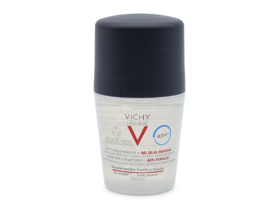 Εικόνα της VICHY HOMME ANTI-STAINS ROLL-ON 48H 50ML ΑΝΔΡΙΚΟ ΑΠΟΣΜΗΤΙΚΟ ΔΕΝ ΑΦΗΝΕΙ ΣΗΜΑΔΙΑ 50ΜL