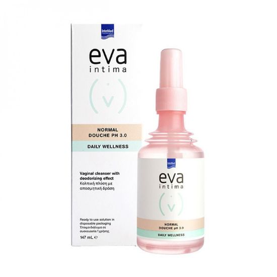 Εικόνα της INTERMED EVA INTIMA NORMAL DOUCHE PH 3.0 ΚΟΛΠΙΚΗ ΠΛΥΣΗ ΜΕ ΑΠΟΣΜΗΤΙΚΗ ΔΡΑΣΗ, 147ML.