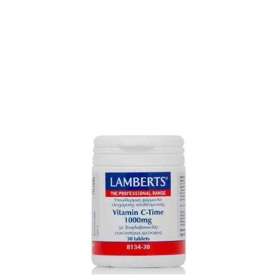 Εικόνα της LAMBERS VITAMIN C TIME RELEASE 1000MG ΣΥΜΠΛΗΡΩΜΑ ΔΙΑΤΡΟΦΗΣ ΒΙΤΑΜΙΝΗ C ΓΙΑ ΤΟΝΩΣΗ ΤΟΥ ΟΡΓΑΝΙΣΜΟΥ & ΕΝΙΣΧΥΣΗ ΤΟΥ ΑΝΟΣΟΠΟΙΗΤΙΚΟΥ ΣΥΣΤΗΜΑΤΟΣ, 30TABS.