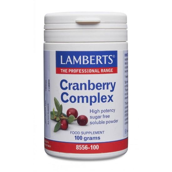 Εικόνα της LAMBERTS CRANBERRY COMPLEX POWDER, ΣΥΜΠΛΗΡΩΜΑ ΔΙΑΤΡΟΦΗΣ CRANBERRY ΣΕ ΣΚΟΝΗ 100GR.