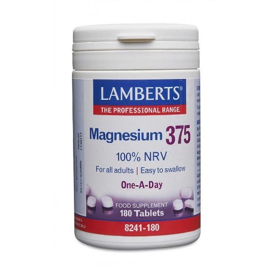 Εικόνα της LAMBERTS MAGNESIUM 375 ΣΥΜΠΛΗΡΩΜΑ ΔΙΑΤΡΟΦΗΣ ΜΕ ΤΙΣ 4 ΣΗΜΑΝΤΙΚΟΤΕΡΕΣ ΜΟΡΦΕΣ ΑΛΑΤΩΝ ΜΑΓΝΗΣΙΟΥ, 180TABS.