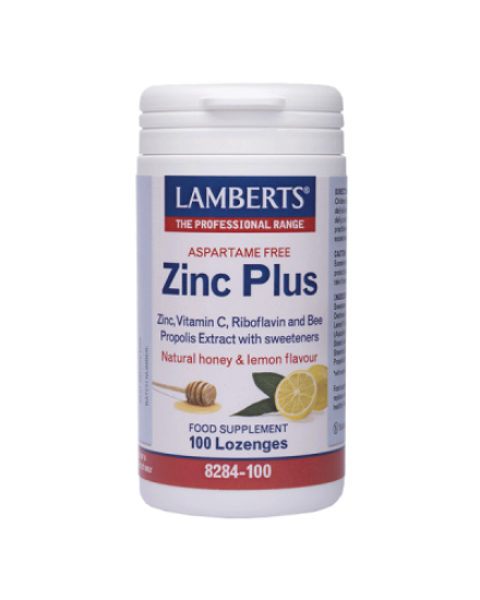 Εικόνα της LAMBERTS ZINC PLUS LOZENGES 100TABS (8284-100) - ΚΑΡΑΜΕΛΕΣ ΨΕΥΔΑΡΓΥΡΟΥ & ΒΙΤΑΜΙΝΗ C ΓΙΑ ΕΝΙΣΧΥΣΗ ΤΟΥ ΑΝΟΣΟΠΟΙΗΤΙΚΟΥ ΣΥΣΤΗΜΑΤΟΣ ΚΑΤΑΛΛΗΛΕΣ ΓΙΑ ΕΝΗΛΙΚΕΣ & ΠΑΙΔΙΑ - ΓΕΥΣΗ ΜΕΛΙ & ΛΕΜΟΝΙ, 100 ΚΑΡΑΜΕΛΕΣ.