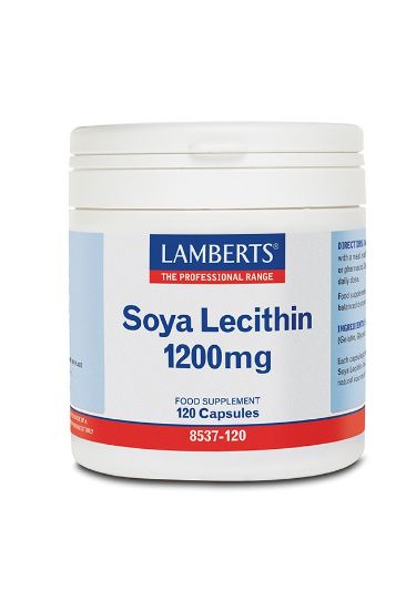 Εικόνα της LAMBERTS SOYA LECITHIN 1200MG ΓΙΑ ΤΟ ΜΕΤΑΒΟΛΙΣΜΟ ΤΟΥ ΛΙΠΟΥΣ ΣΤΟ ΥΠΑΡ, 120CAPS.