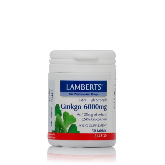 Εικόνα της LAMBERTS TIME RELEASE GINKGO 6000MG 30TABS (8542-30) - ΓΙΑ ΤΗΝ ΔΙΑΤΗΡΗΣΗ ΤΗΣ ΒΡΑΧΥΠΡΟΘΕΣΜΗΣ ΜΝΗΜΗΣ, 30TABS.