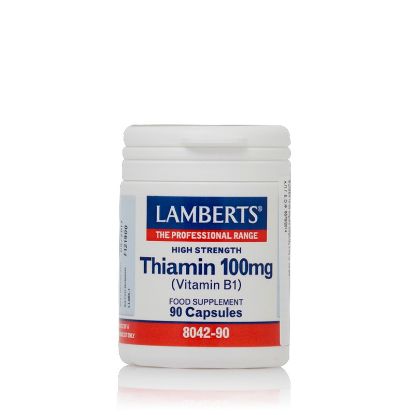 Εικόνα της LAMBERTS THIAMIN 100MG (VITAMIN B1) 90CAPS (8042-90) - ΓΙΑ ΤΗΝ ΔΙΑΤΗΡΗΣΗ ΤΗΣ ΑΚΕΡΑΙΟΤΗΤΑΣ ΤΟΥ ΝΕΥΡΙΚΟΥ ΣΥΣΤΗΜΑΤΟΣ, 90CAPS.