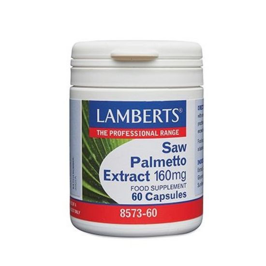 Εικόνα της LAMBERTS SAW PALMETTO EXTRACT 160MG ΣΥΜΠΛΗΡΩΜΑ ΔΙΑΤΡΟΦΗΣ ΓΙΑ ΤΗΝ ΚΑΛΗ ΥΓΕΙΑ ΤΟΥ ΠΡΟΣΤΑΤΗ ΣΤΟΥΣ ΑΝΤΡΕΣ, 60CAPS.