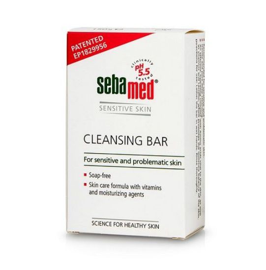 Εικόνα της SEBAMED CLEANSING BAR 100GR  SEBAMED Cleansing Bar Σαπούνι Καθαρισμού για Ευαίσθητη Επιδερμίδα 100g