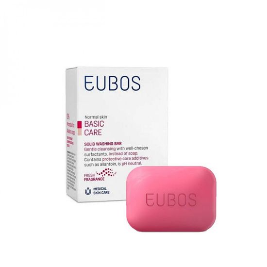 Εικόνα της EUBOS SOLID WASHING BAR RED, 125GR ΣΤΕΡΕΗ ΠΛΑΚΑ ΚΑΘΑΡΙΣΜΟΥ.