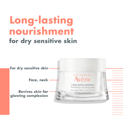 Εικόνα της AVENE RICH REVITALIZING NOURISHING CREAM. ΚΡΕΜΑ ΘΡΕΨΗΣ ΚΑΙ ΑΝΑΖΩΟΓΟΝΗΣΗΣ ΓΙΑ ΠΟΛΥ ΞΗΡΟ ΔΕΡΜΑ, 50ML.