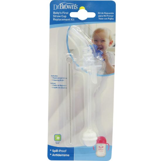 Εικόνα της DR. BROWN'S BABY'S FIRST STRAW CUP REPLACEMENT KIT (TC073) ΑΝΤΑΛΛΑΚΤΙΚΟ ΚΑΛΑΜΑΚΙ ΓΙΑ ΚΥΠΕΛΛΟ, 1 ΤΕΜΑΧΙΟ & ΒΟΥΡΤΣΑ ΚΑΘΑΡΙΣΜΟΥ, 1 ΤΕΜΑΧΙΟ.