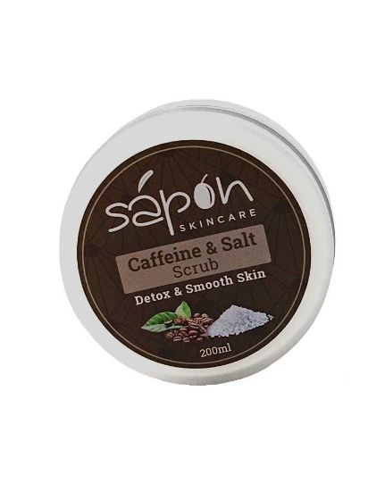 Εικόνα της SAPON CAFFEINE & SALT SCRUB, 200ML