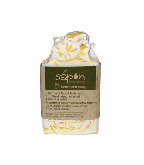 Εικόνα της SAPON LEMONEA SOAP – Χειροποίητο Σαπούνι προσώπου και σώματος με Ελληνικό Ελαιόλαδο και Λεμόνι 110gr